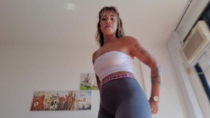 Hot legging pants pounded in all sweaty pussy after the gym - PornGO.com